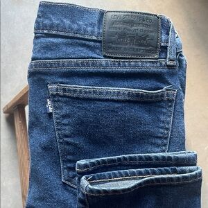 Levi's Classic Indigo Straight Jeans